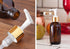 JUVITUS 4 oz Amber Glass Boston Round Bottle Set with Gold Metal Lotion Pump and Fine Mist Sprayer