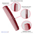 No. 300 Large Comb, 8.5" Specialty Hair Styling & Cutting Comb for Barbers and Stylists, Burgundy 1 Pc.