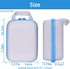 Aenllosi Hard Storage Case Replacement for iHealth Track Smart Upper Arm Blood Pressure Monitor, Holder for Batteries &