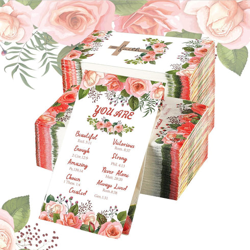 Resholder 200 Pcs Religious Disposable Napkins 2 Ply Christian Disposable Hand Towels for