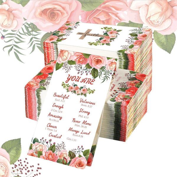 Resholder 200 Pcs Religious Disposable Napkins 2 Ply Christian Disposable Hand Towels for