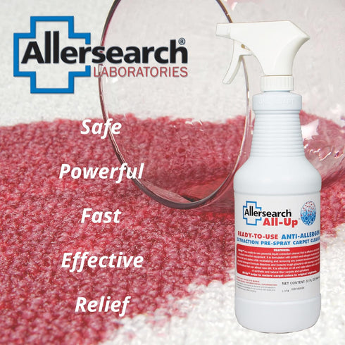 Allersearch All-Up Anti-Allergen Carpet Pre-Spray, 32 Oz Ready to Use