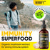 Lions Mane Supplement, 4 Fl oz, Daily Mushroom Supplement for Memory, Focus & Clarity, Vegan & Organic