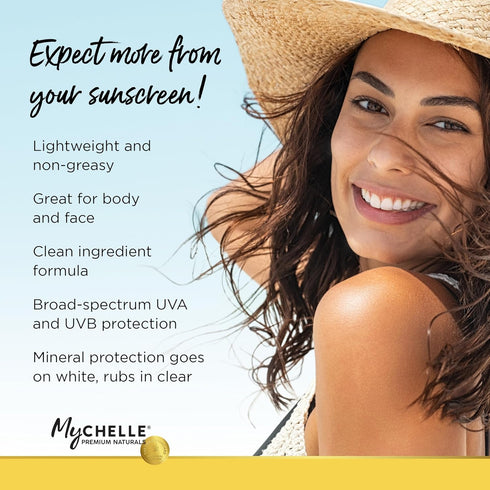 MyCHELLE Dermaceuticals Sun Shield SPF 28 Unscented, 2.3 Fl Oz, Soothing Reef Safe Sunscreen