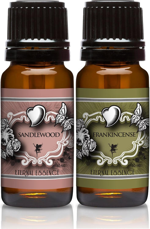 Pair of Essence Scented Oils - Sandalwood & Frankincense, 10 Ml