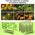 Rechargeable AA Batteries, High Capacity 1.2V Ni-MH Double A Solar Batteries for Outdoor Lights, 12 Pack (AA-1000mAh)