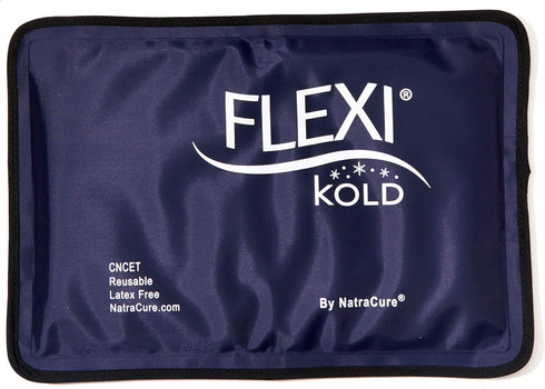 FlexiKold Gel Soft Flexible Ice Packs for Injuries, Reusable Cold Compress, Medium - 7.5” x 11.5”