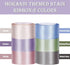 Whaline Morandi Satin Ribbon, 6 Rolls Pastel Silk, 1 Inch x 5 Yard for Wedding, Bridal, Baby Shower Decor