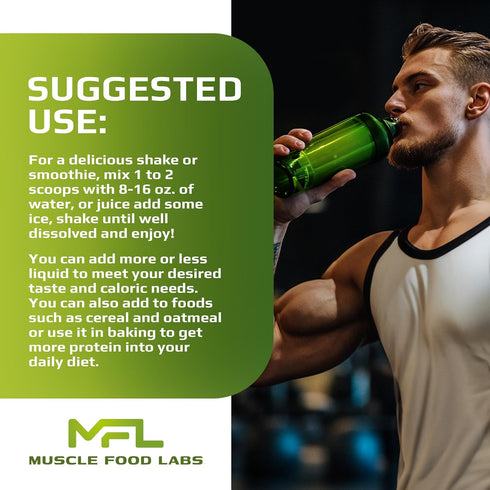 MFL Vegan, Plant-Based Protein Powder | Gluten Free, Non-Dairy, Non-GMO, Lactose Free, Keto-Friendly | 2.12 lbs