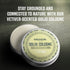 Viking Revolution Vetiver Solid Cologne for Men, 2 Oz - Balm Cologne for Men's Travel Wax