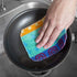 Reusable Dish Scrubber Sponge Set, Non-Scratch Scouring Pads & Cloths Made of Natural Organic Cotton Fibers (8)