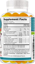 Ez Focus Gummies for Kids - Chewable Focus Vitamins for Brain Support, Attention & Calming, Natural Omegas DHA