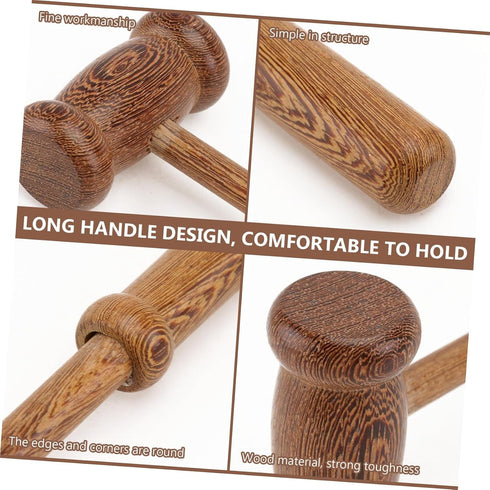 Hammer Hammer Handheld Massage Tool Neck Massage Wooden Body Massager Back Pounding Fitness