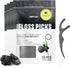 Biodegradable Floss Picks (200pcs) - Nontoxic Plant Based Dental Floss - Vegan Charcoal Floss Sticks for Adults & Kids