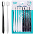 Lingito Extra Soft Toothbrush, 8 Pack, Manual, Nano Bristles for Deep Cleaning Sensitive Gums, Adults