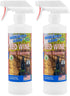 Amazing Red Wine Stain Remover, Natural Enzymes Eliminate Wine Stains Fast, USA Made (16oz 2 Pack)