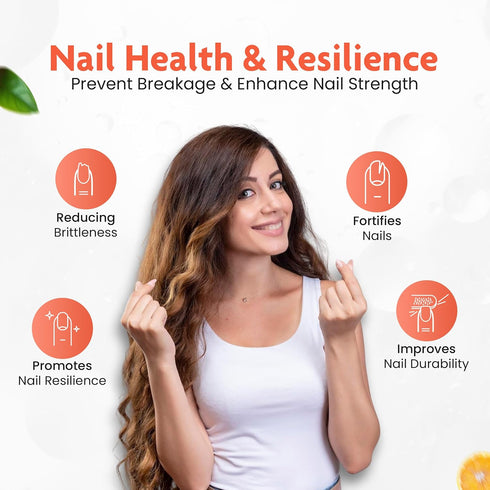 NUTRASAN 20,000 B7 60 Biotin mcg Supplement with Hydrolyzed Keratin & Hyaluronic Acid - Vitamins for Women & Men