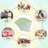 YIJUE 100pcs 4x6 Inches Drawstrings Organza Gift Candy Bags - Green Wedding Favors