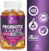 Probiotic Gummies for Digestive Health, 120 Gummies, 5 Billion CFUs, Orange Flavor for Immune Support