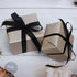 Ribbli Double Faced Black Satin Ribbon, 1/4” x 25 Yards, Use for Bows, Gift Wrapping, Floral Arrangement