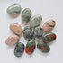 Mini Oval Palm Pocket African Bloodstone Healing Crystal Massage Spa Energy Stone, Crystals and Healing Stones
