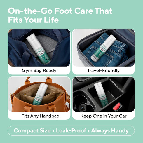 Lavinso Athletes Foot Care Spray with Tea Tree Oil Shoe Deodorizer & Foot Odor Eliminator for Smelly Feet Deodorant