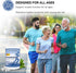 MGSPORT Magnesium Supplement - High Absorption with Vitamins B6, D, E - Relieves Leg Cramps & Muscle Support - 100