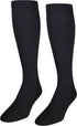 NuVein Compression Socks - 15-20 mmHg Support for Men, Knee High, Closed Toe, Black, Medium