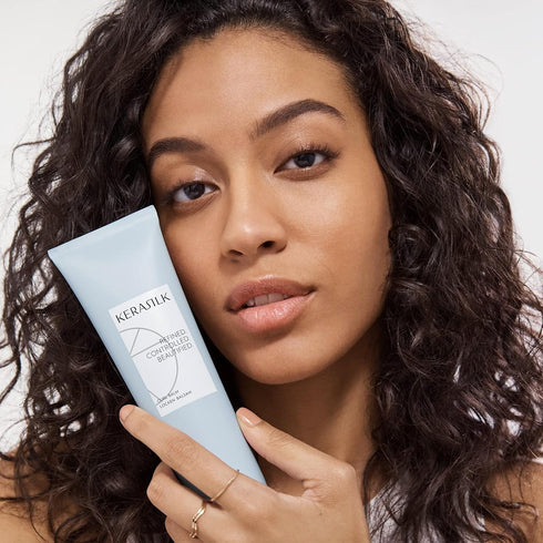 KERASILK Curl Balm | Frizz-Protection & Anti Humidity Effect | Creates Defined & Bouncy Curls | For All Curly Hair