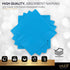 Big Party Pack Caribbean Blue Beverage Napkins, 100 Count - Ideal for Wedding, Party, Birthday, Dinner, Lunch,
