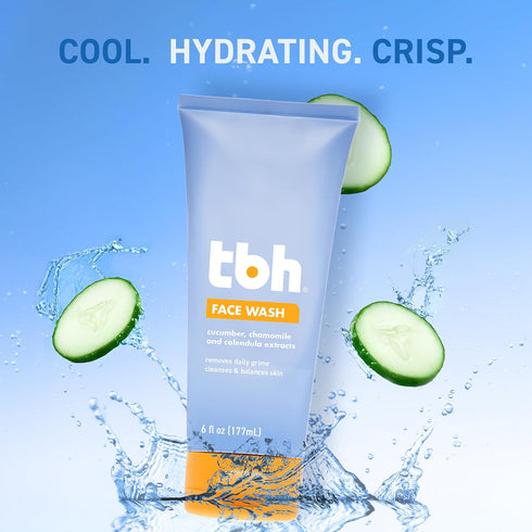 TBH Kids Gentle Gel Face Wash – Hydrating Daily Cleanser for Preteens & Teens with Chamomile & Calendula - 6 oz