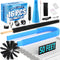 Dryer Vent Cleaner Kit - 16-Piece All-Round Dryer Vent Cleaning Kit with 50 Feet Brush