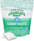 Charlies Soap Fragrance Free Powdered Laundry Detergent Packets 30 Pods (1 Pack)