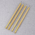 KALLORY Metal Cuticle Pusher Set, Stainless Triangle Nail Scraper Gel Polish Remover Tool (4 Pcs, Silver)