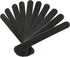 Nail File 10 PCS Professional Double Sided 100/180 Grit Emery Board Black Manicure Pedicure Tool