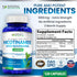 Natural Vitamin Extra Strength Nicotinamide with Resveratrol 1200mg, 120 Veggie Capsules Gluten Free & Non-GMO