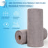 Poyday 50Pack 12x12In Reusable Paper Towels Washable Roll: Paperless Paper Towels Tear Away Absorbent Cloth Towels