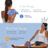SacksyThyme Microwave Heating Pad for Pain Relief, Flaxseed & Cherry Pit Herbal Heating Pad, Indigo