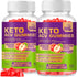 Keto ACV Gummies - 60 Gummies (1000MG) - Gluten & Sugar-Free Apple Cider Vinegar for Advanced Weight Loss