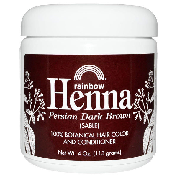 RAINBOW RESEARCH Dark Brown Henna, 4 oz