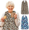 2 Pack Women Bib Dining Scarf, Washable Soft Food Clothing Protectors