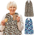 2 Pack Women Bib Dining Scarf, Washable Soft Food Clothing Protectors