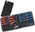 Lewis N. Clark Travel Pill Organizer, Black, 16 Slot Slimline Pouch for Vitamins & Medication