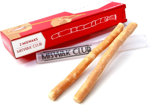 Miswak Club Natural Teeth Whitening Kit/Natural Toothbrush for Whiter Teeth, Fresher Breath, While Being Chemical Free