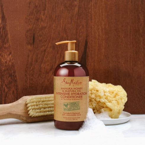 SheaMoisture Conditioner, Intensive Hydration for Dry, Damaged Hair, Manuka Honey and Mafura Oil, 13 oz