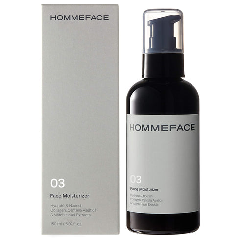 HommeFace Men’s Daily Face Moisturizer, 5.07 fl. oz. - Hydrating & Nourishing Facial Lotion with Collagen, Witch Hazel