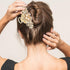 Rhinestone Hair Claw Clips, Vintage Alloy Fancy Jaw Clips for Large Hair Accessories
