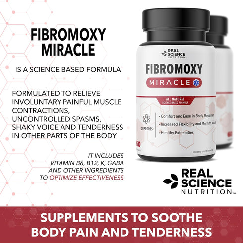 FIBROMOXY Miracle Offers Relief from Fibromyalgia Symptoms, Body Pain, Stiffness, Tenderness, Swelling, and Tingling
