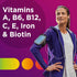 Centrum Multivitamin Tablet for Women, Gluten Free Multivitamin/Multimineral Supplement with Iron, 200 Count