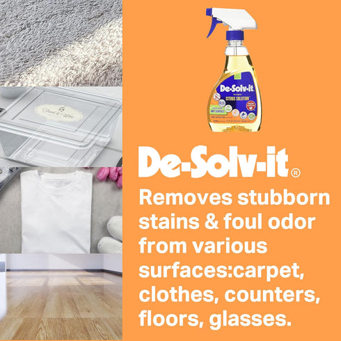 Orange-Sol De-Solv-It Citrus Solution, 12-Ounce, Odor & Stain Remover